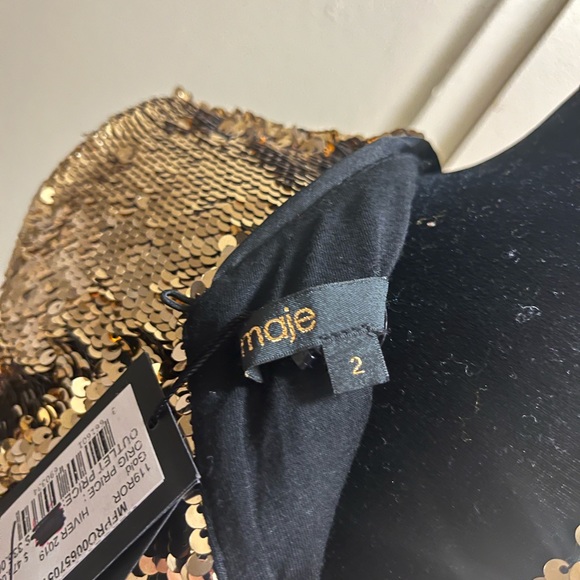 Maje Sequin Slip On Dress - Picture 11 of 13